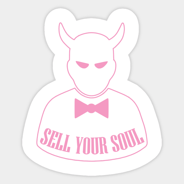 Sell Your Soul Sticker by artpirate